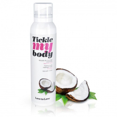 Масажна піна Love To Love TICKLE MY BODY COCONUT (150 мл) зволожуюча Масажна піна Love To Love TICKLE MY BODY COCONUT (150 мл) зволожуюча