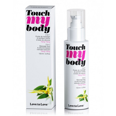 Масажний гель і змазка 2-в-1 Love To Love TOUCH MY BODY Ylang-Ylang (100 мл) зволожуючий Масажний гель і змазка 2-в-1 Love To Love TOUCH MY BODY Ylang-Ylang (100 мл) зволожуючий