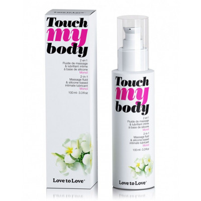 Масажний гель і змазка 2-в-1 Love To Love TOUCH MY BODY Monoi (100 мл) зволожуючий Масажний гель і змазка 2-в-1 Love To Love TOUCH MY BODY Monoi (100 мл) зволожуючий