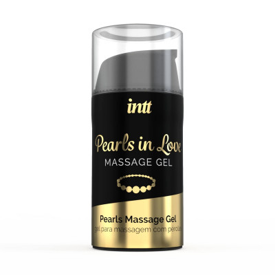 Набір для перлинного масажу Intt Pearls in Love: намисто та силіконовий масажний гель Набір для перлинного масажу Intt Pearls in Love: намисто та силіконовий масажний гель