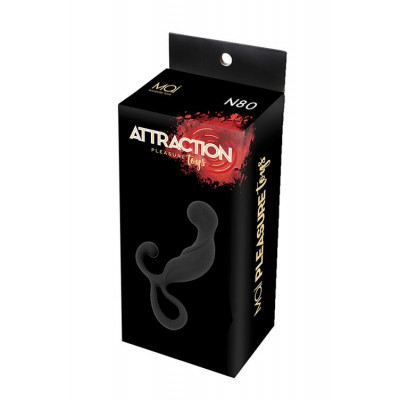 Масажер простати MAI Attraction Toys №80 Black, довжина 13,4 см, діаметр 3,2 см Масажер простати MAI Attraction Toys №80 Black, довжина 13,4 см, діаметр 3,2 см