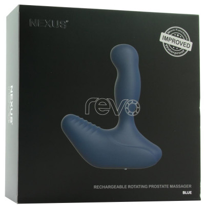 Массажер простаты с ротацией The Nexus REVO 2 BLUE