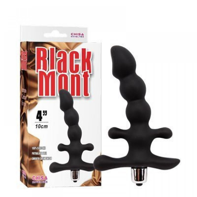 Физиологический массажер простаты Chisa Black Mont Silicone Black
