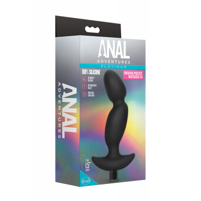Массажер простаты Blush Anal Adventures Platinum 04 Silicone Vibrating Prost
