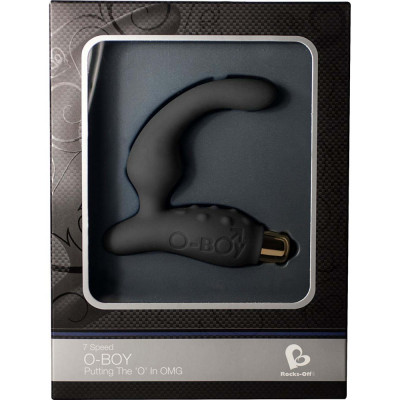 Массажер простаты O-BOY 7 Black Vibrator