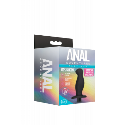 Массажер простаты Blush Anal Adventures Platinum Silicone Vibrating