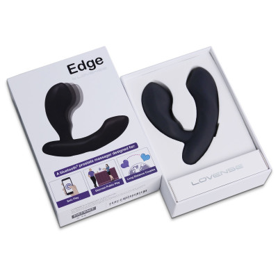 Смарт масажер простати Lovense Edge з регулюванням кута впливу Смарт масажер простати Lovense Edge з регулюванням кута впливу
