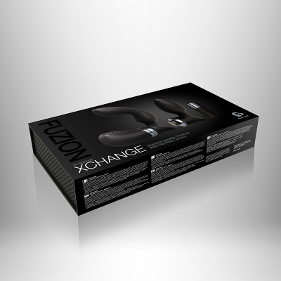 Преміумнабір для чоловіків 2в1 Rocks Off Fuzion Xchange з пультом ДК (масажер та вібропробка) Преміумнабір для чоловіків 2в1 Rocks Off Fuzion Xchange з пультом ДК (масажер та вібропробка)