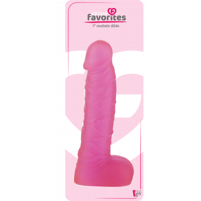 Фаллоимитатор XSKIN 7 PVC DONG - TRANSPARENT, PINK