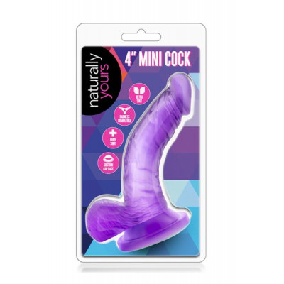 Фаллоимитатор NATURALLY YOURS 4INCH MINI COCK PURPLE