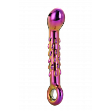 DT21833 Стеклянный фаллоимитатор Dream Toys GLAMOUR GLASS RIBBED G-SPOT DILDO