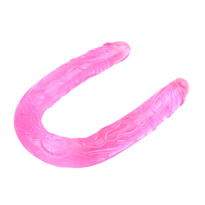 Двойной фаллоимитатор Chisa HI BASIC Jelly