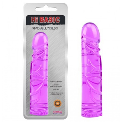 Фаллоимитатор гель Chisa Hi Basic Purple