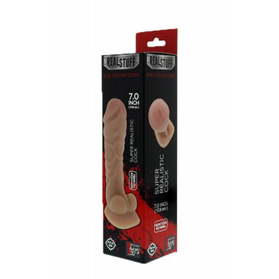 Фаллоимитатор REALSTUFF REAL FEELING DONG 7INCH, FLESH
