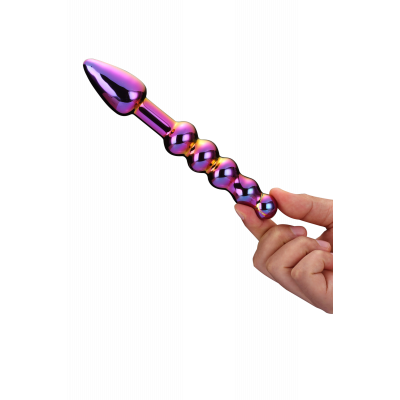 DT21834 Стеклянный анальный стимулятор Dream Toys GLAMOUR GLASS RIDGED ANAL DILDO DT21834 Стеклянный анальный стимулятор Dream Toys GLAMOUR GLASS RIDGED ANAL DILDO