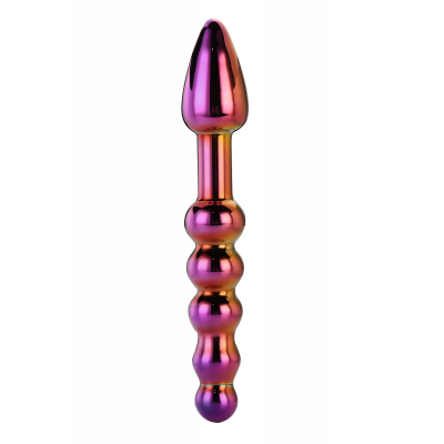 DT21834 Стеклянный анальный стимулятор Dream Toys GLAMOUR GLASS RIDGED ANAL DILDO