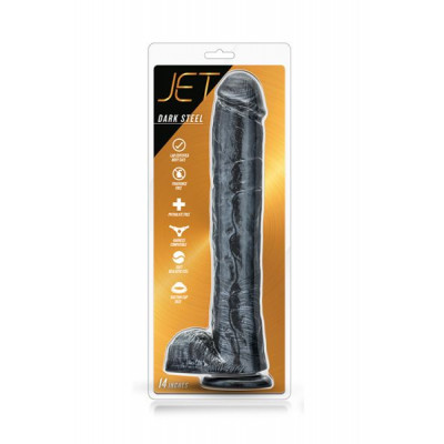 Фаллоимитатор JET DARK STEEL CARBON METALLIC BLACK Фаллоимитатор JET DARK STEEL CARBON METALLIC BLACK
