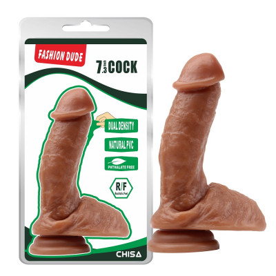 Фалоимитатор коричневый Chisa Fashion Dude 7.3 Cock