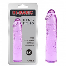 CH49353 Фаллоимитатор гель фиолет Chisa Hi Basic