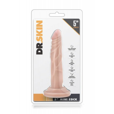 T330665 Фалоимитатор DR. SKIN 5 INCH MINI COCK BEIGE
