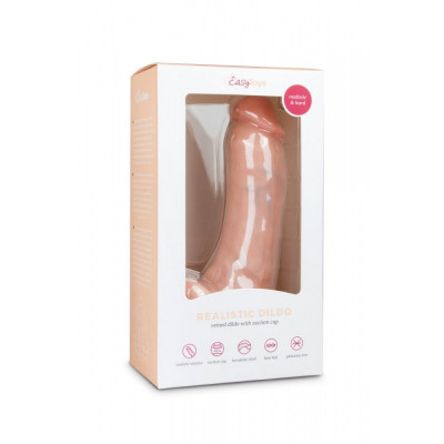 Фаллоимитатор EasyToys Realistic Dildo - 20 см бежевый