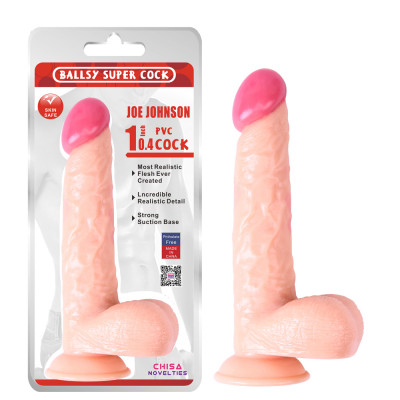 Фаллоимитатор на присоске Ballsy super cock 10.4 Chisa