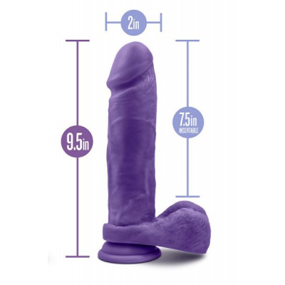 Фаллоимитатор киберкожа AU NATUREL BOLD MASSIVE 9INCH DILDO