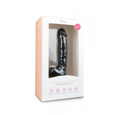 Фаллоимитатор EasyToys Realistic Dildo - 22,5cm ЧЕРНЫЙ