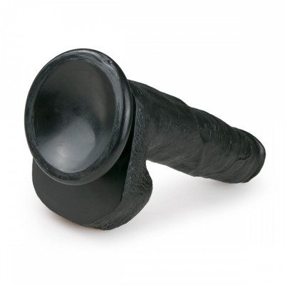 Фаллоимитатор EasyToys Realistic Dildo - 22,5cm ЧЕРНЫЙ
