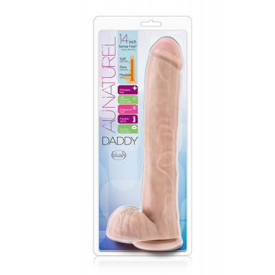 Фаллоимитатор гигант киберкожа AU NATUREL DADDY 14INCH SENSA FEEL Фаллоимитатор гигант киберкожа AU NATUREL DADDY 14INCH SENSA FEEL
