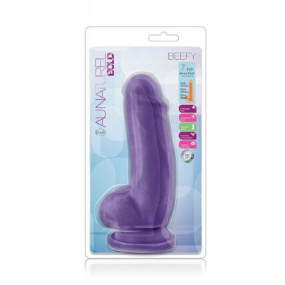 Фаллоимитатор AU NATUREL BOLD BEEFY 7INCH DILDO PURPLE