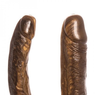 CH82493 Фалоимитатор двойной золото Chisa Dark muscle