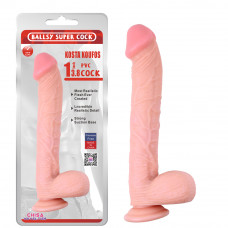 Фаллоимитатор на присоске Chisa Ballsy super cock