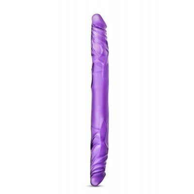 T330741 Двойной фаллоимитатор B YOURS 18INCH DOUBLE DILDO PURPLE