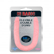 Двойной фаллоимитатор Chisa HI BASIC Flesh