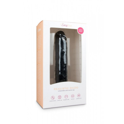 Фаллоимитатор EasyToys Realistic Dildo - 28,5cm ЧЕРНЫЙ