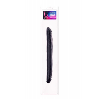 Двойной фаллоимитатор B YOURS 14INCH DOUBLE DILDO BLACK