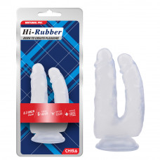 Фаллоимитатор двойной Chisa Hi-Rubber Chisa Clear