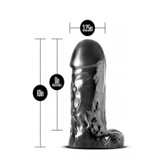Фаллоимитатор Гигант JET DESTROYER CARBON METALLIC BLACK