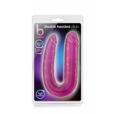 T331271 Двойной фаллоимитатор B YOURS DOUBLE HEADED DILDO PINK