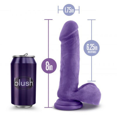 Фаллоимитатор киберкожа AU NATUREL BOLD HERO 8INCH DILDO PURPLE Фаллоимитатор киберкожа AU NATUREL BOLD HERO 8INCH DILDO PURPLE