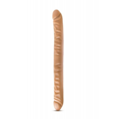 Двойной фаллоимитатор DR SKIN 18INCH MOCHA