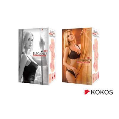 Мастурбатор Kokos Elegance 001 DL, 16 см (двухслойный)