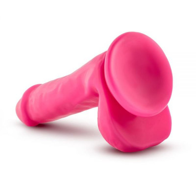 T331186 Фаллоимитатор с двойной плотностью NEO ELITE COCK W. BALLS NEON PINK T331186 Фаллоимитатор с двойной плотностью NEO ELITE COCK W. BALLS NEON PINK