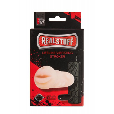 Вагина мастурбатор REALSTUFF VIBRATING MASTURBATOR MOUTH