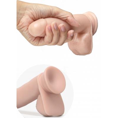 Фаллоимитатор самосмазывающийся Blush DR. SKIN 7INCH SELF LUBRICATING DILDO