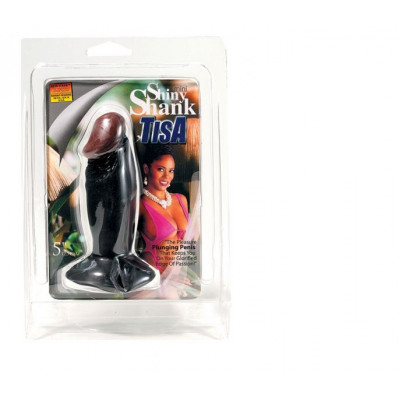 Фаллоимитатор MINI SHINY SHANK OPAL 5 DONG, BLACK