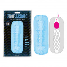 CH38309 Мастурбатор гель Chisa Prof.Jason C Palm Stroker No.6 Blue