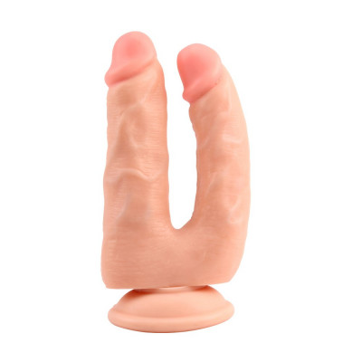 CH42154 Фаллоимитатор двойной на присоске Chisa Ballsy super Cock