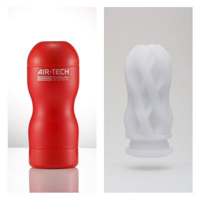 Мастурбатор Tenga Air-Tech VC Regular, більш висока аеростимуляція та всмоктувальний ефект Мастурбатор Tenga Air-Tech VC Regular, більш висока аеростимуляція та всмоктувальний ефект